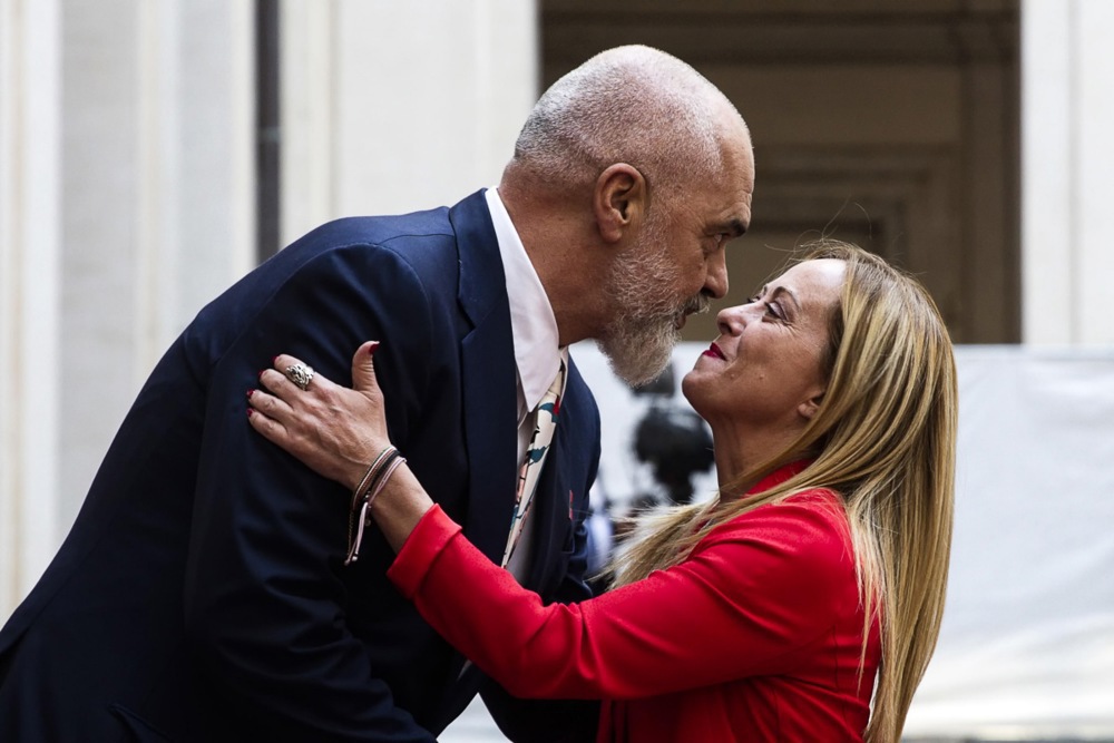 Italian Prime Minister Meloni meets Albanian counterpart Rama in Rome