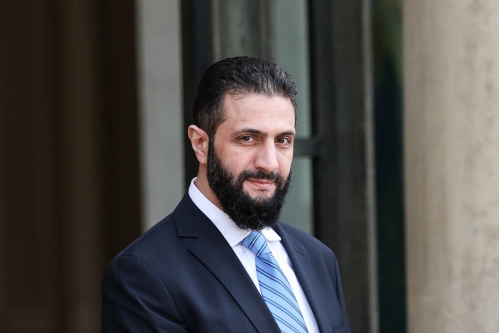 French President Macron receives Syria interim leader Ahmed Al-Sharaa