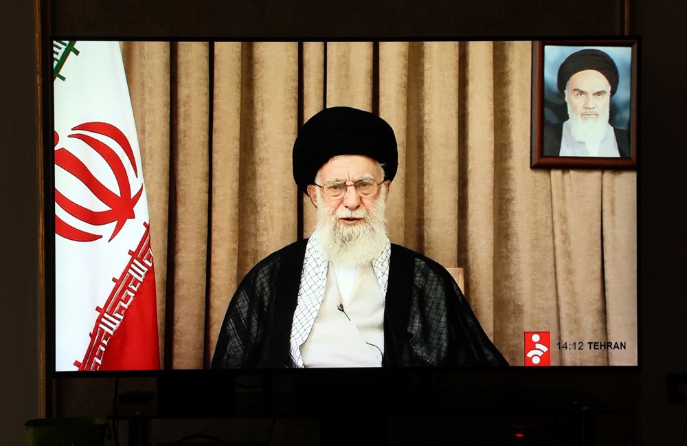 Iranian supreme leader Khamenei delivers video message to the nation