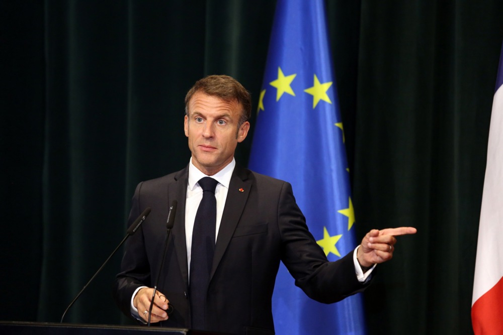 French President Emmanuel Macron visits Albania