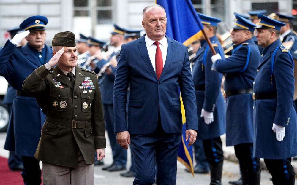 US European Command General Christopher G. Cavoli visits Sarajevo