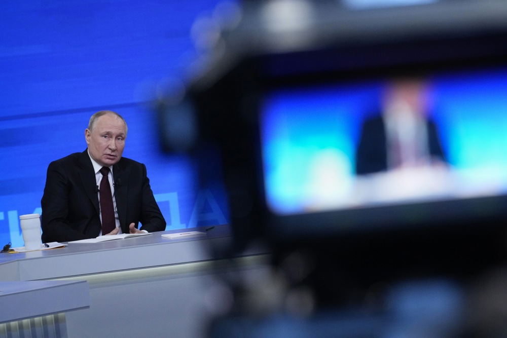 Russian President Putin's annual press conference and 'Direct Line with Vladimir Putin' event