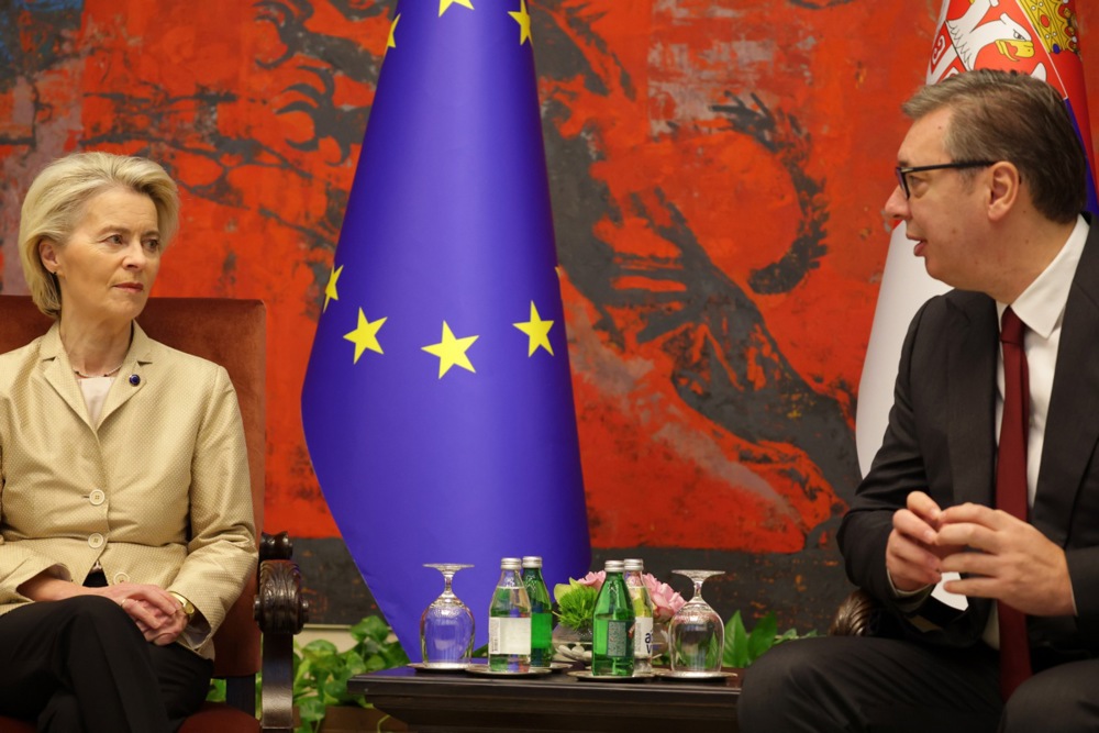 European Commission President Ursula von der Leyen visits Serbia