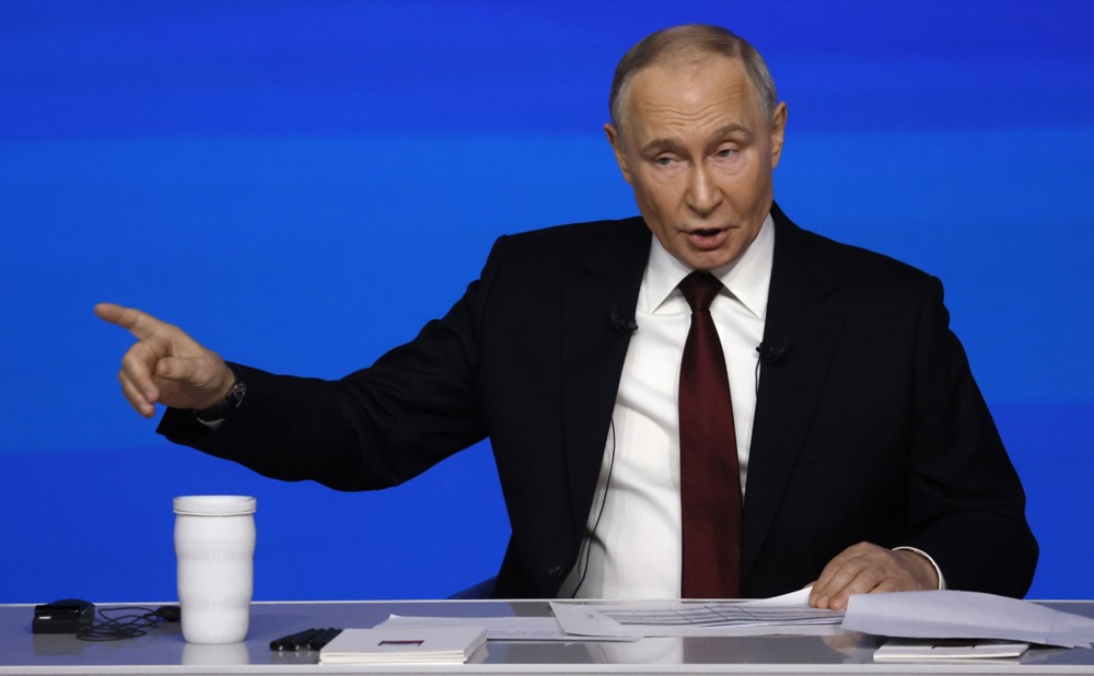 Russian President Putin's annual press-conference at Gostiny Dvor