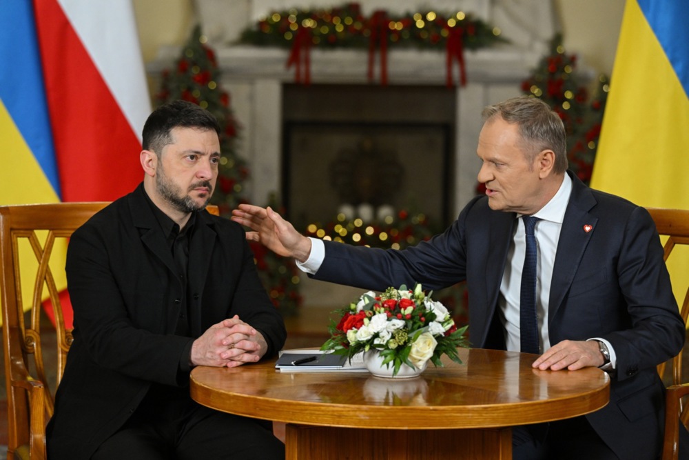 Ukrainian President Zelensky visits Warsaw