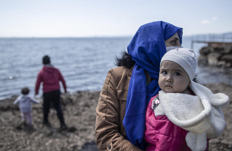 Migrant rescue patrol in the Aegean Sea by the Turkish Coast Guard