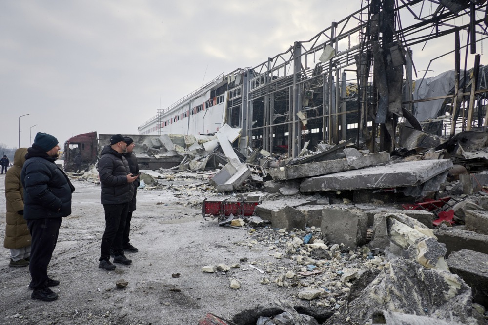 Several killed after Russian strike on postal terminal in Ukraine's Kharkiv