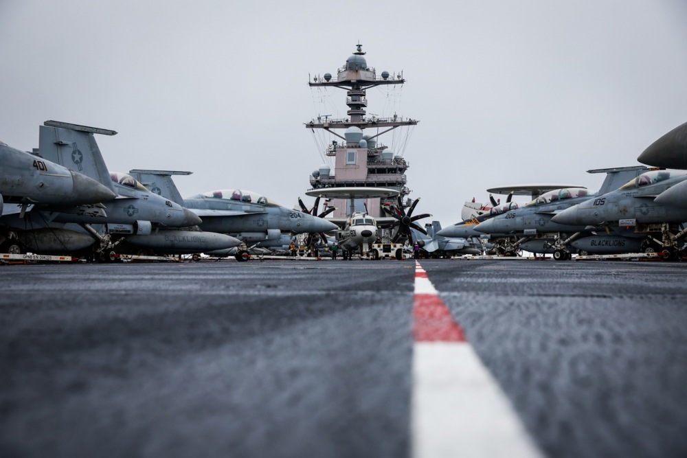 US Navy Silent Wolverine military exercise in the Eastern Atlantic Ocean