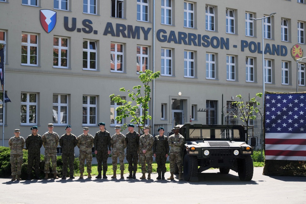 Polish Prime Minister Morawiecki visits American military base in Poznan