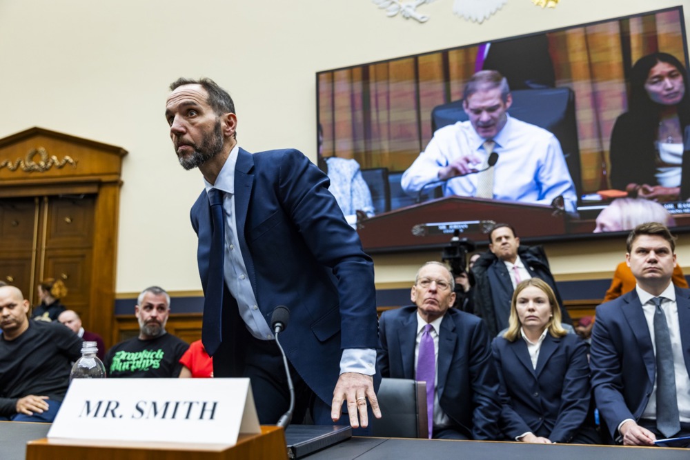 Former special counsel Jack Smith testifies before House Judiciary Committee