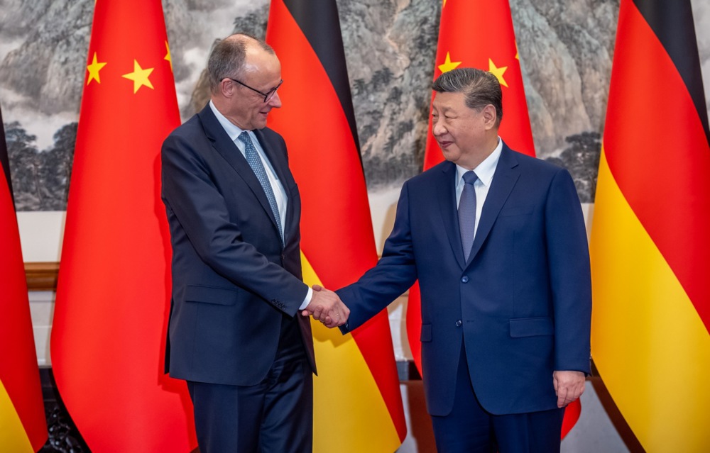 Chancellor of Germany Merz visits China