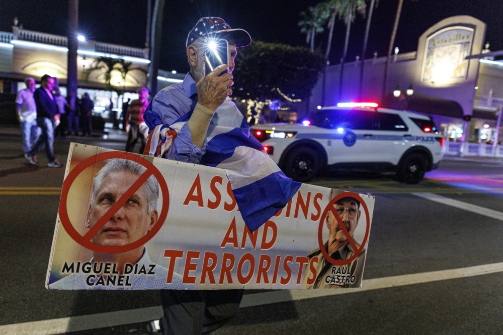 Vigil for Cuban nationals killed in a speedboat after being intercepted by Cuban officials