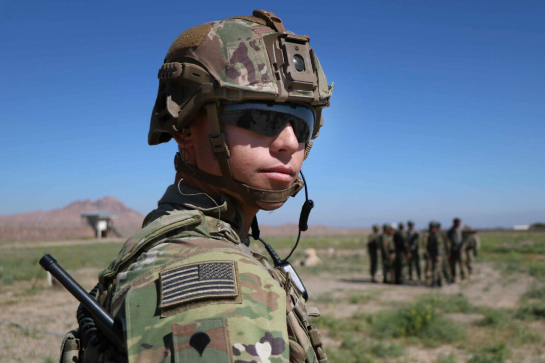 US soldiers train Afghan Army in Herat