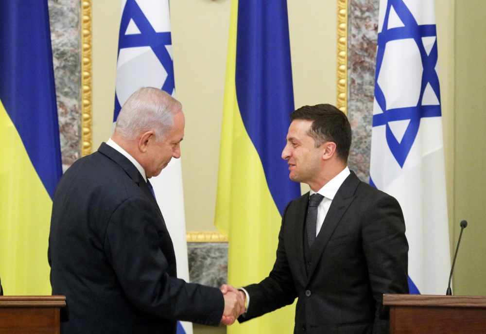 Israeli Prime Minister Benjamin Netanyahu visits Kiev