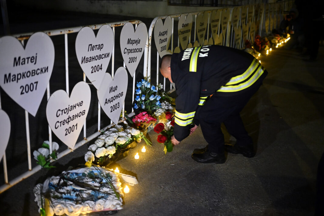 NIGHTCLUB - FIRE - NMACEDONIA-PROTEST