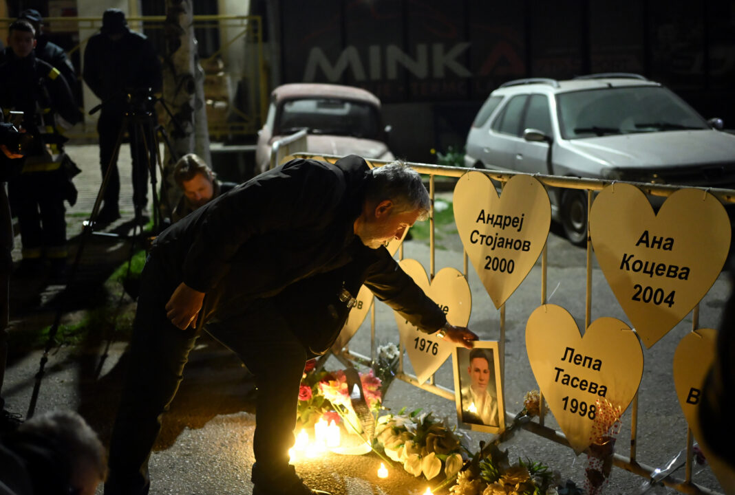 NIGHTCLUB - FIRE - NMACEDONIA-PROTEST