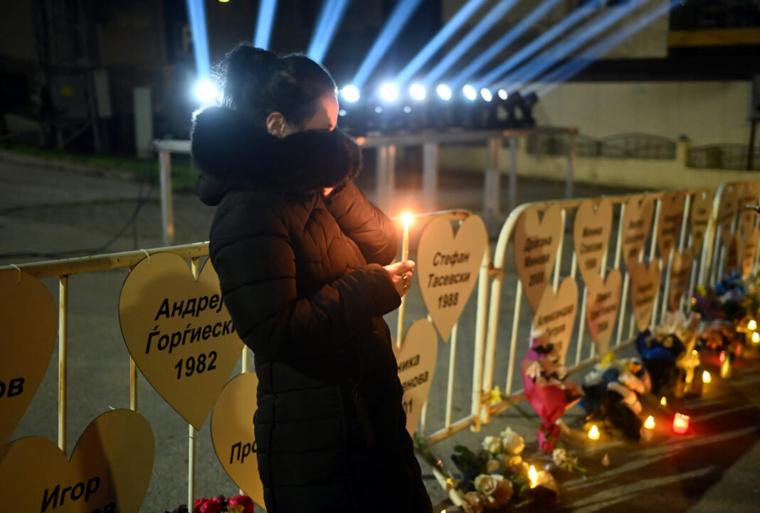 NIGHTCLUB - FIRE - NMACEDONIA-PROTEST
