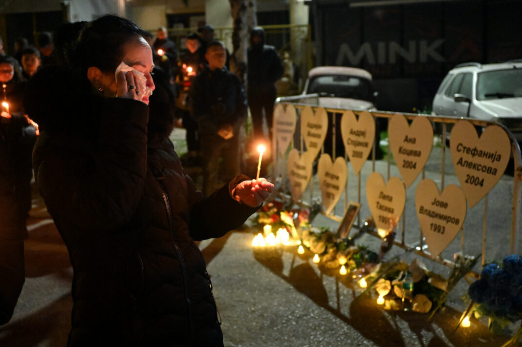 NIGHTCLUB - FIRE - NMACEDONIA-PROTEST