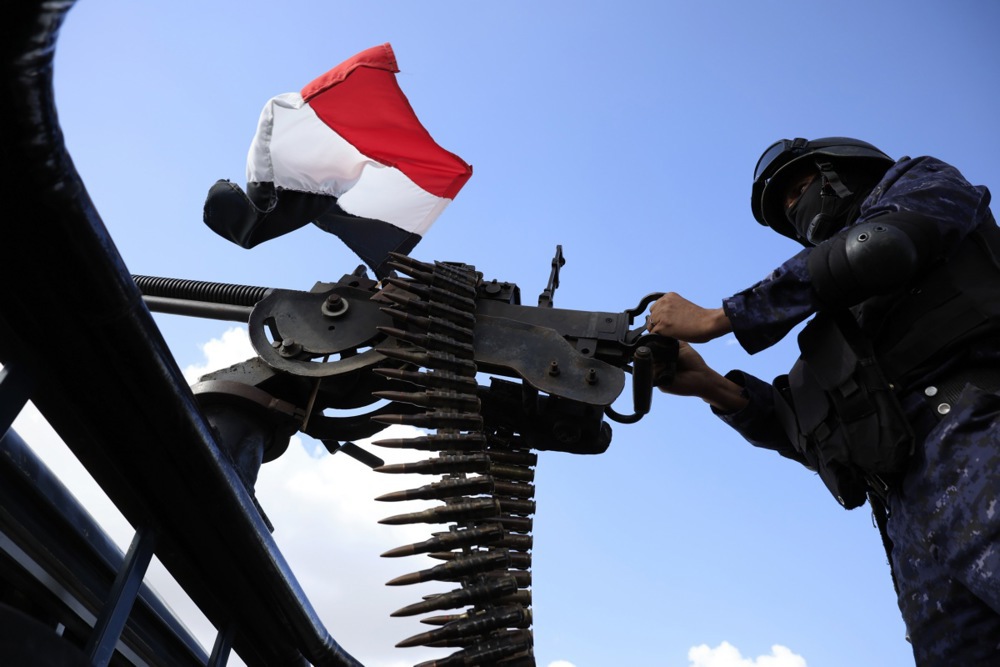 Houthis hold anti-Israel protest in Sana'a