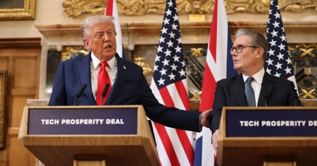 Трамп Стармер, epa12387687