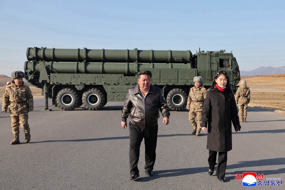 North Korea test fires large-caliber multiple rocket launcher system