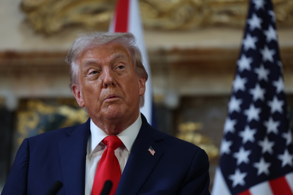 US President Trump meets British Prime Minister Starmer during state visit