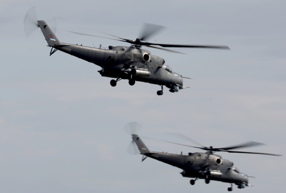 Serbian Armed Forces capabilities demonstration 'Flag 24' at Batajnica military airfield