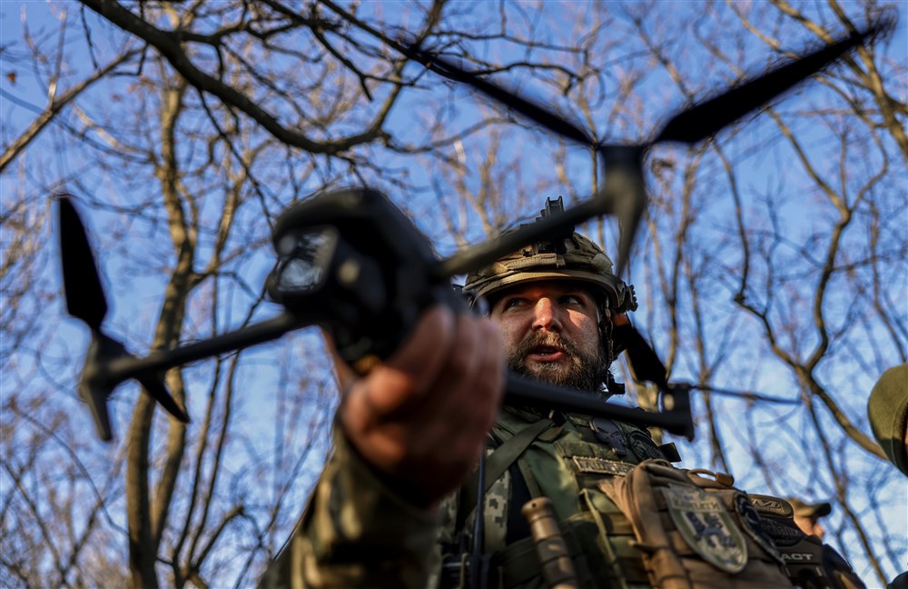 At the frontline in the Kherson region