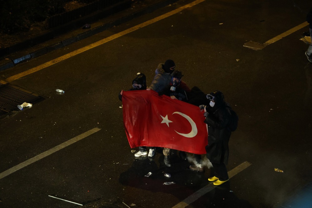 Protests in Ankara against the arrest of Istanbul Mayor Ekrem Imamoglu